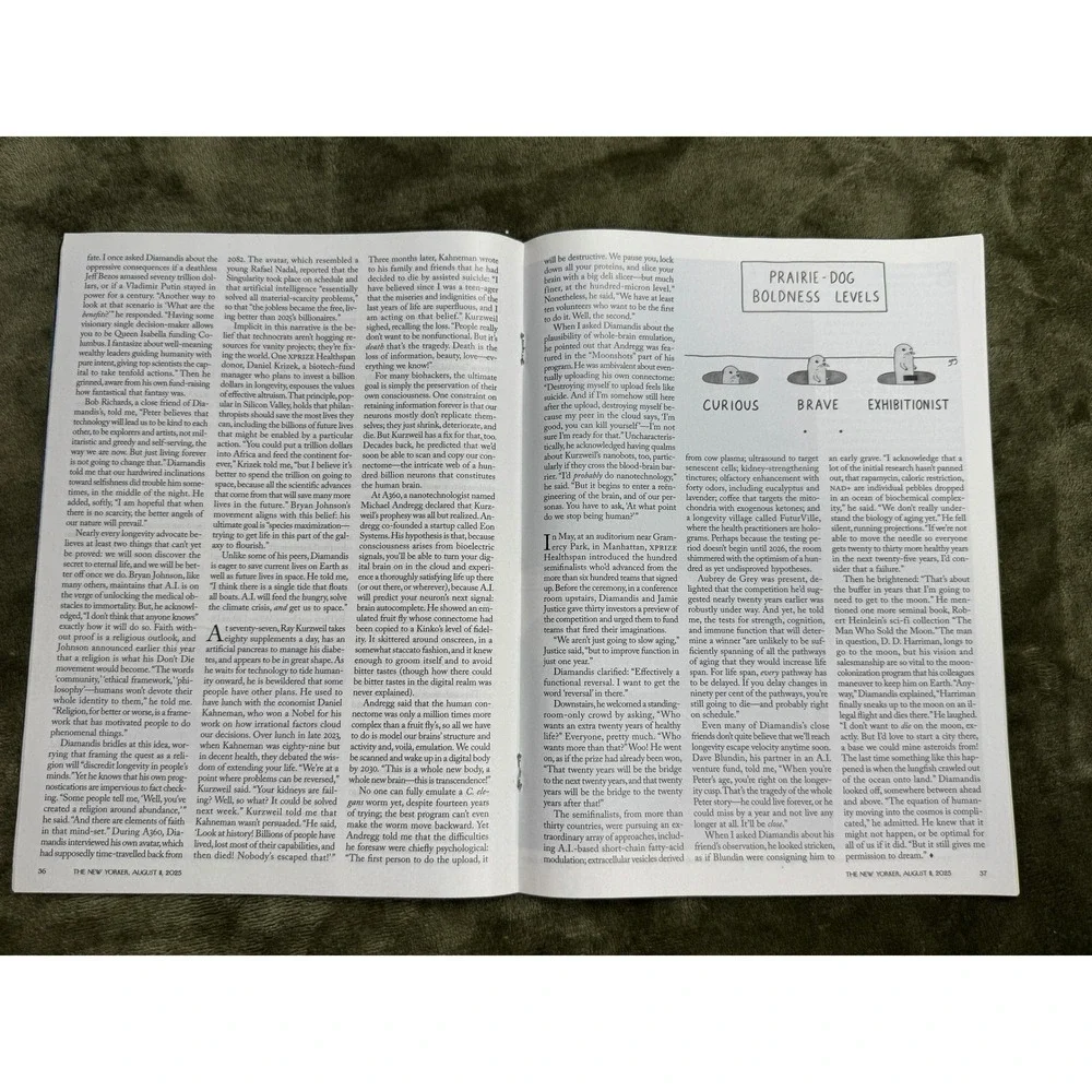 The New Yorker Magazine August 11 2025 Awol‎ Erizku Torchbearer Blancpain Swatch